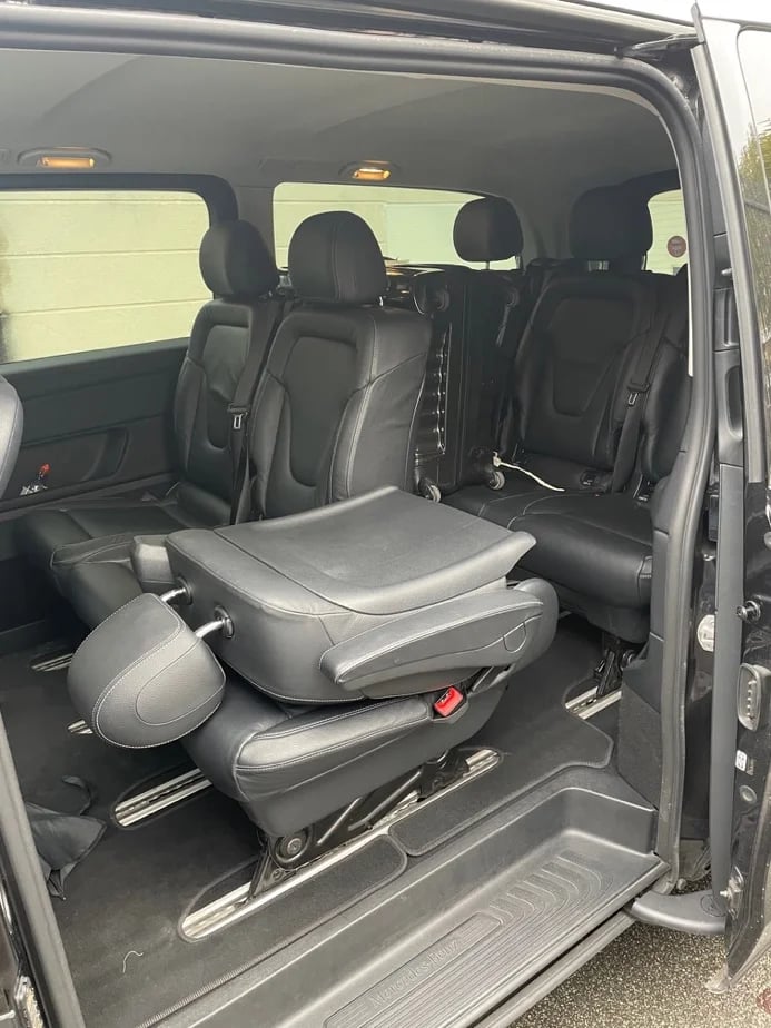 Transport by Mercedes Van with driver for 6/7 persons