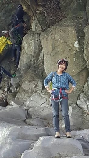 On a valley trekking
