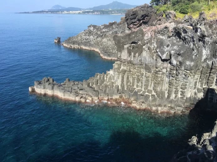 Jusangjeoli, Columnar Jointed Lava Cliff