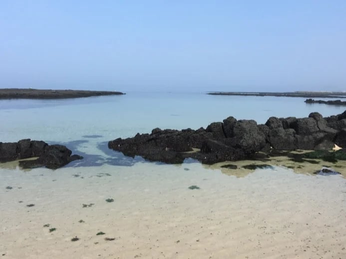 A perfect tranquility of the water