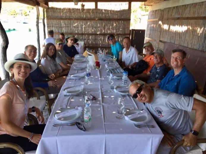 Lunch after the hike