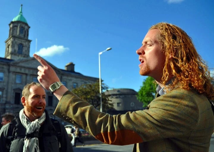 Dublin Tour Guide - Garvan Rushe guiding