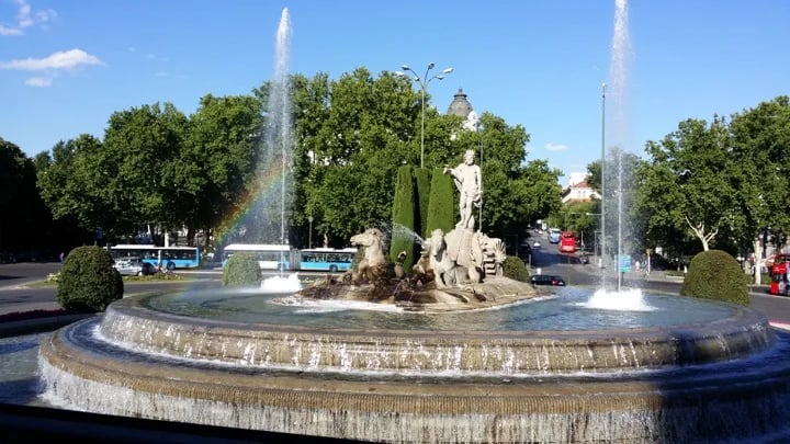 Neptune fountain, another symbol for us, Atlético de Madrid supporters