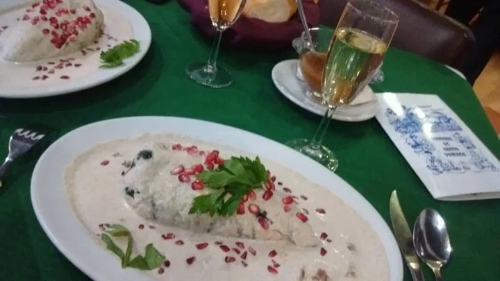 Unique gastronomy: Chiles en nogada
