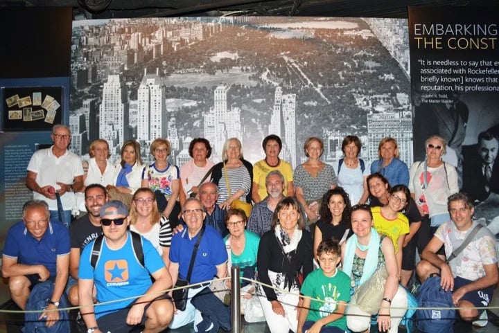 Group photo at Top of the Rock