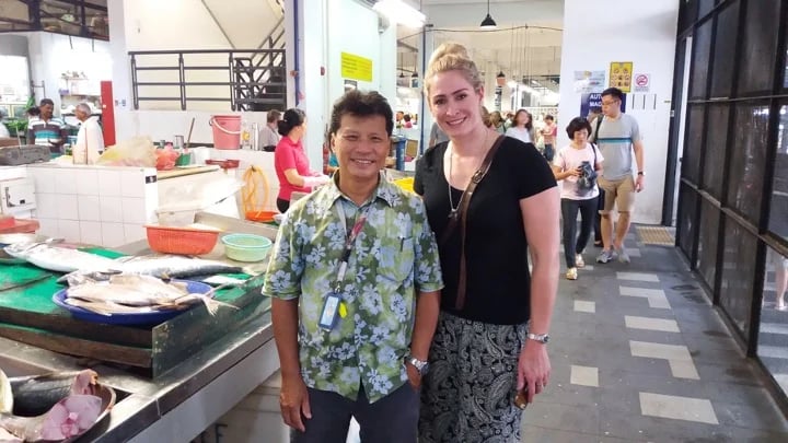AT PENANG'S OLDEST WET MARKET