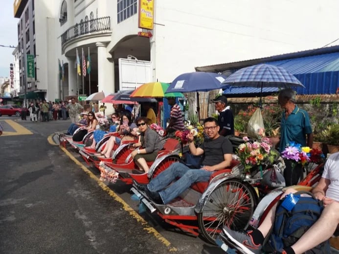 PENANG'S ENDEARING TRISHAW RIDE