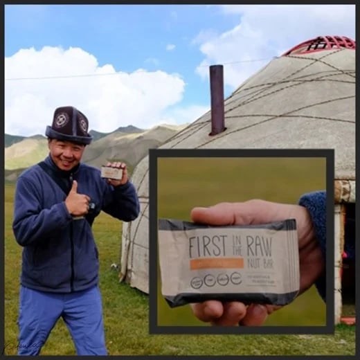 Kel Suu, Ak Say. Advertisement of Energy bar