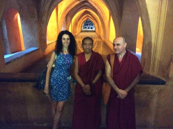 With very special guests at Seville palace