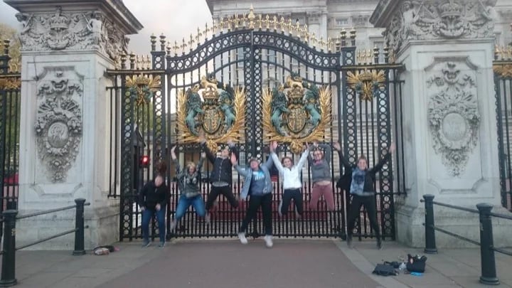 The best photos are not of the guide but the group having fun