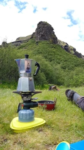 Breakfast the morning after a full day hike @Fimmvörðuháls, a trail between two glaciers in the South of Iceland