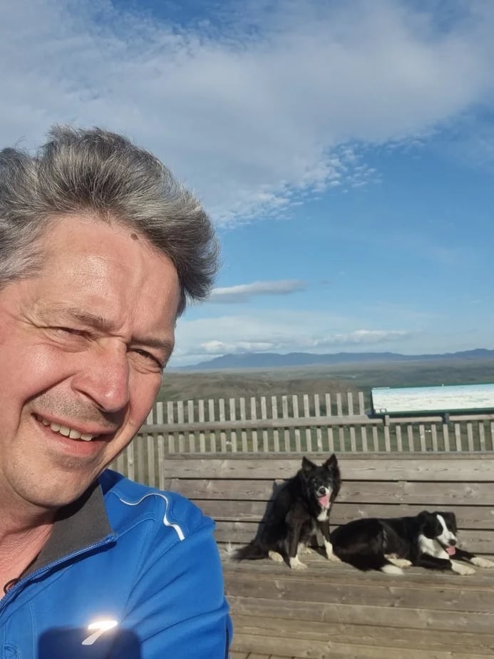 Trail running with the doggies