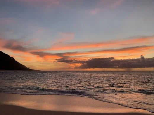 Oahu's sunset