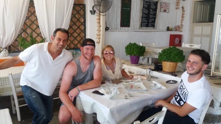 Private tour with American football player Carson Wentz And his lovely wife.