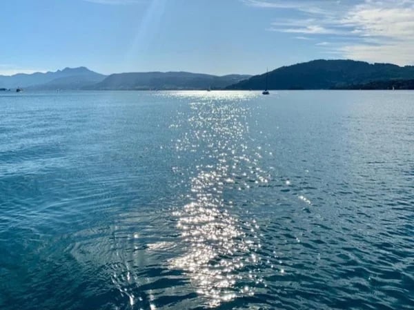 A day in the Lake District, at Lake Attersee