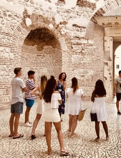 In Vestibule of the Diocletian's Palace