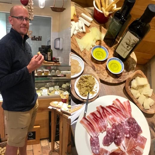 Food and olive oil tasting