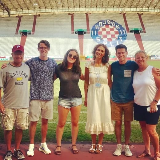 Split Private Tour- at the football stadium