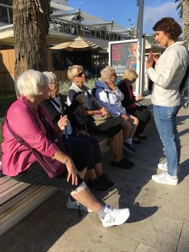 With my guests in Split