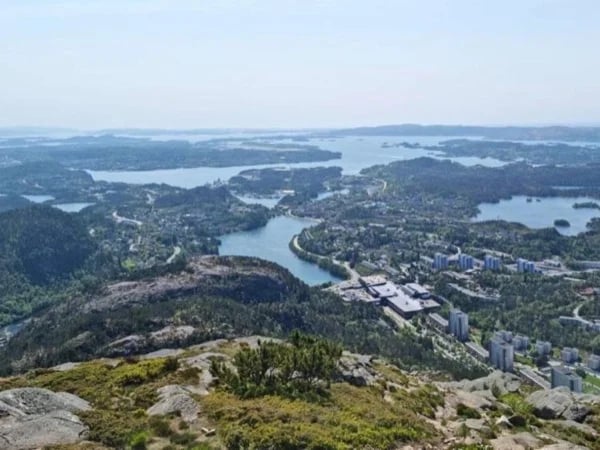 Hike to the ''Witch peak'' - Mount Lyderhorn 396m
