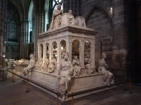 The basilica Saint-Denis,