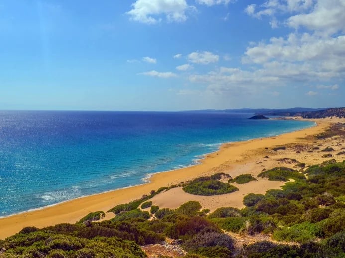 The unique Golden Beach in Karpaz