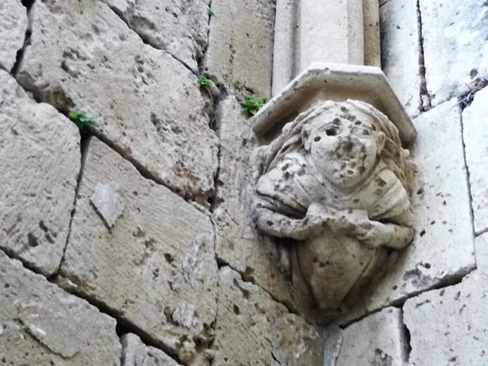 and secret symbols carved in the stones.