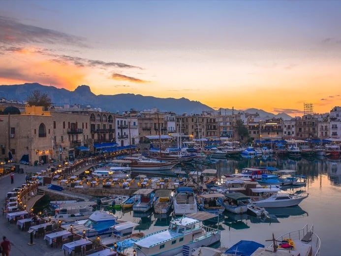 Unique moments: Kyrenia harbour at sunset