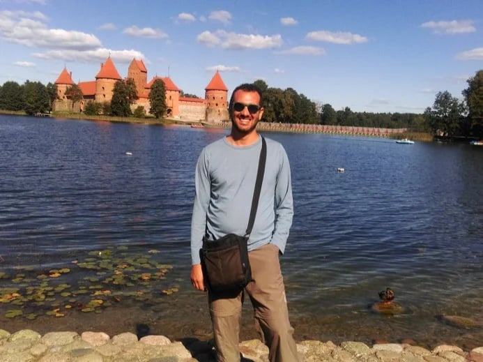in Trakai, Lithuania with the Crimean Karaites (Turkic speaking jews)...