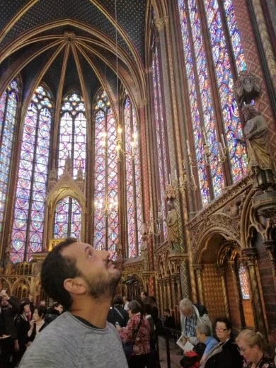 or the Sainte-Chapelle in Paris, France...