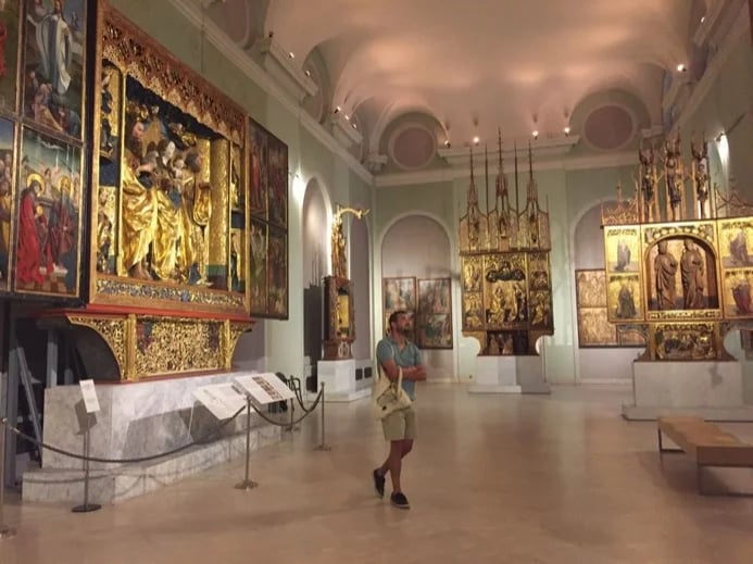 or National Gallery in Budapest, Hungary...