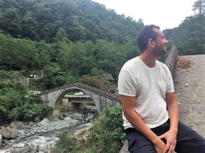 or in Çifte Kemer (double bridge) in Arhavi, Black Sea region, Turkey.