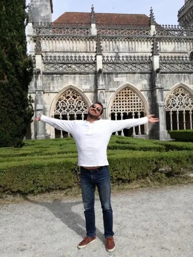 Travelling makes me feel holy...