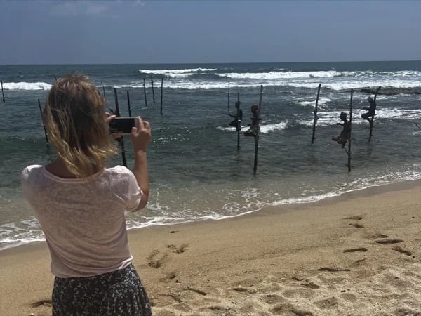 Galle shore excursion and Stilt Fishing