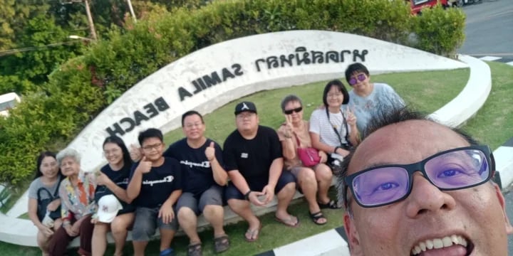 Crossed border to Thailand