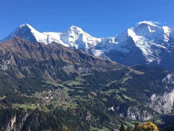 Day excursion from Interlaken to Wengen, Mannlichen, Kleine Scheidegg and Grindelwald.