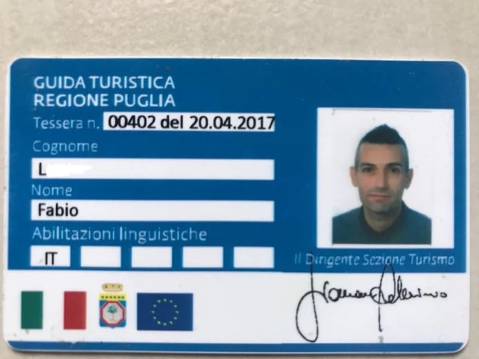 My Tour Guide License