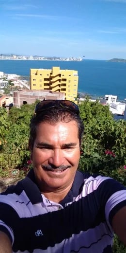 Scenic view of Mazatlan from the Ice box hill