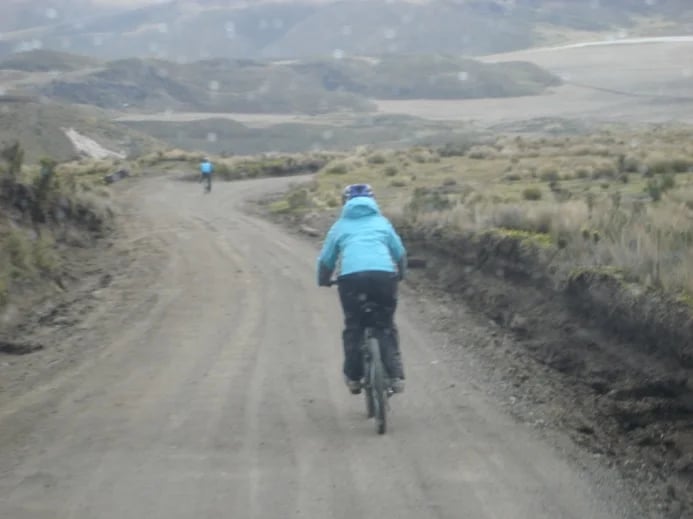Cotopaxi bike downhill