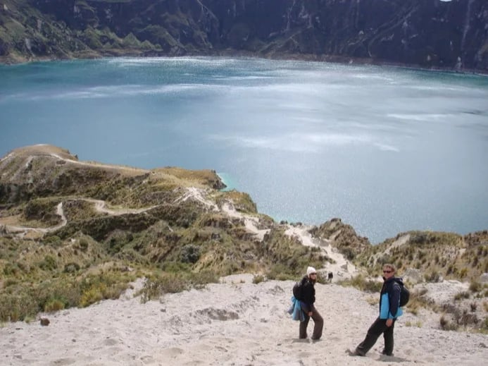 Quilotoa lake