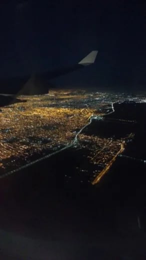 Returning home, Buenos Aires from up high ♥