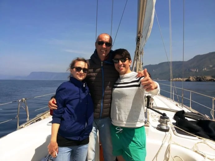 Sailboat tour: Strait of Messina