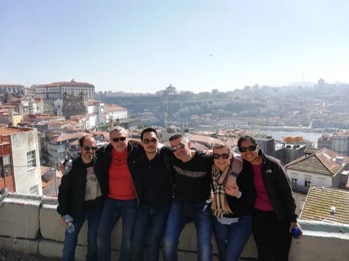 Me & a family from the USA - Old Jewish Quarters walking tour