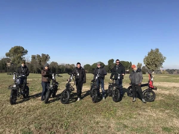 eBiking along the Appian Way