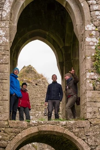 At Balindoon 13thC abbey