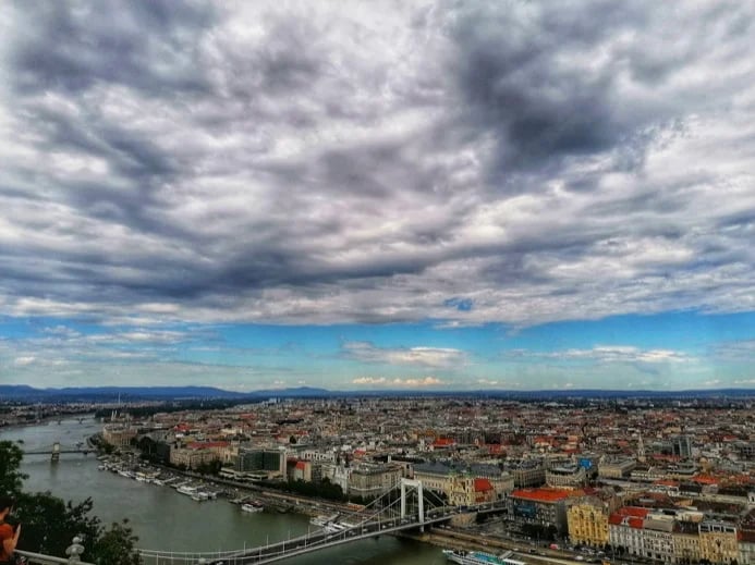 The view of Budapest