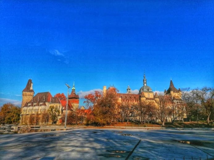 The nice sunny City Park