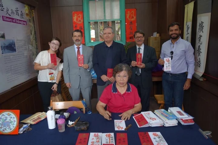 Blessing cards in Taipei Confucius Temple