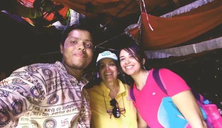 Smiling Faces from COSTA-RICA in Kapilvastu