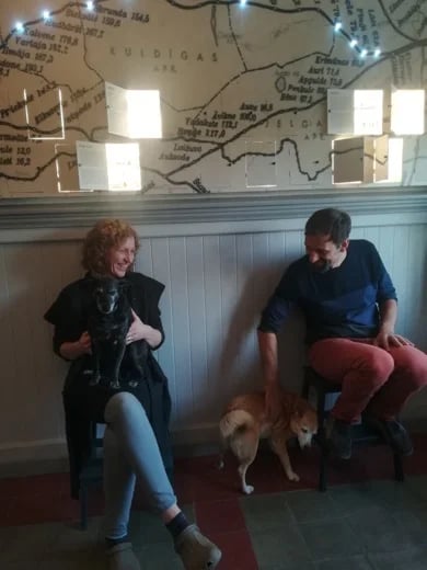 My own train station, family, dogs...in random order.